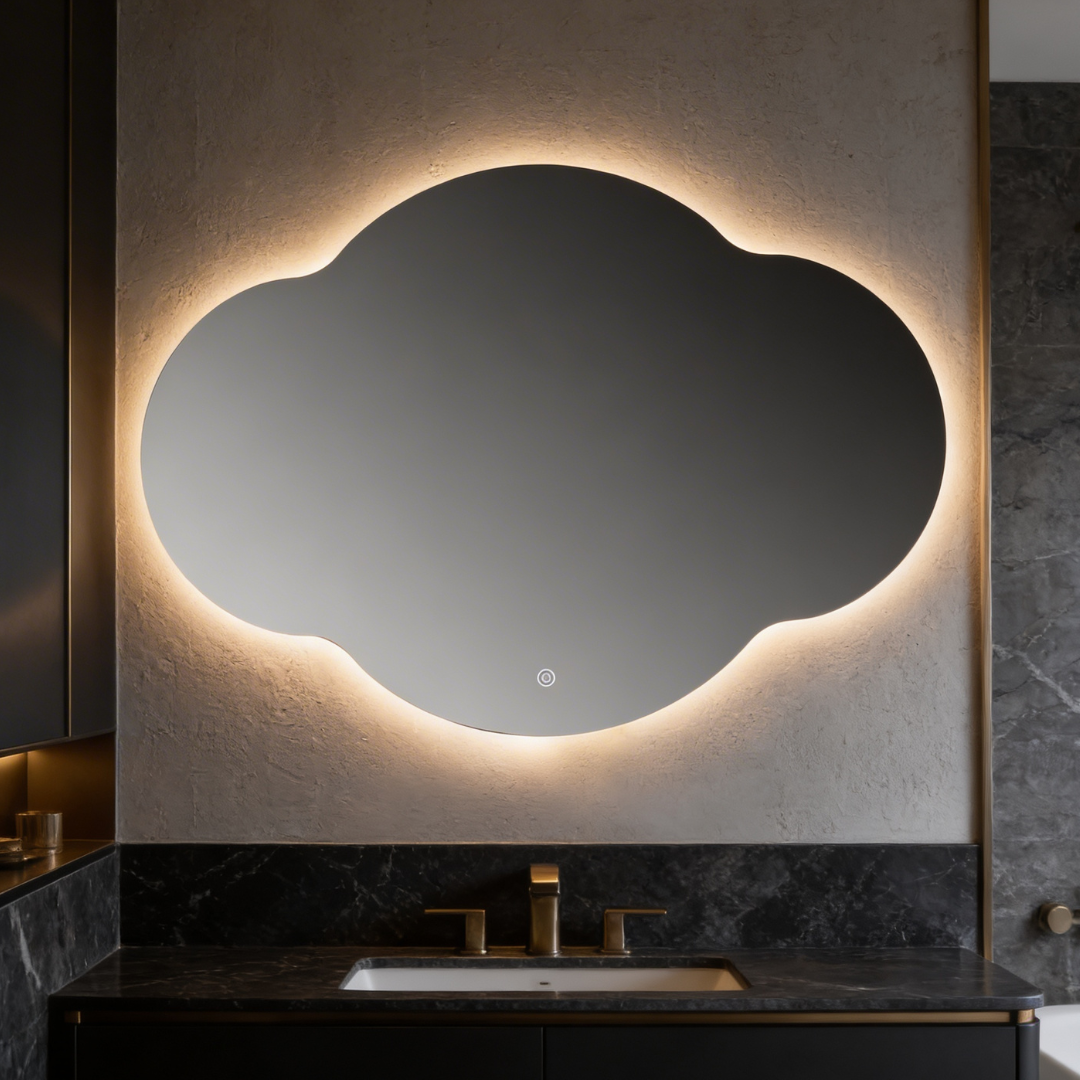 Oglinda LED FRAMELESS SELENE 80x60CM 3 Lumini si Touch