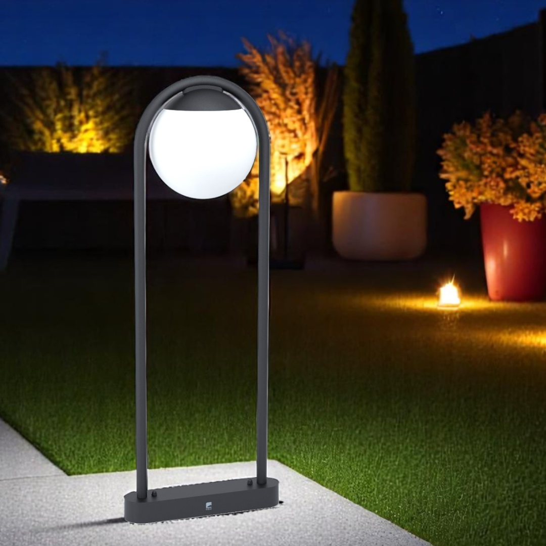 Stalp Ornamental de Gradina LED 28W PRATA VECCHIA 85CM 98733