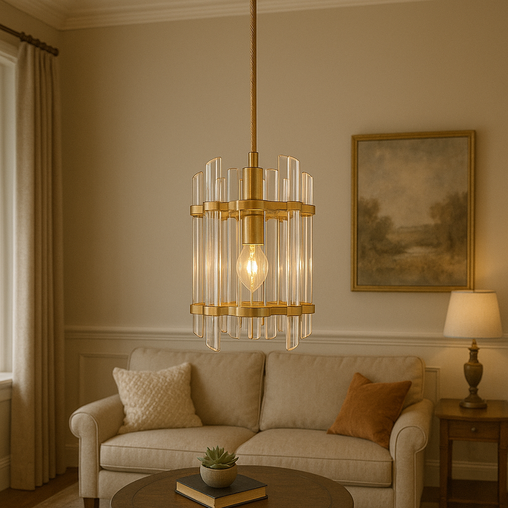Pendul Cristal Luxury ALEXANDRIA Gold