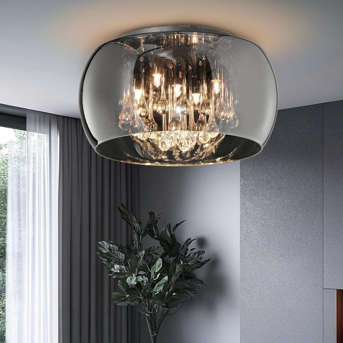 Lustra Aplicata Luxury OBSIDIAN 40cm by ZumaLine