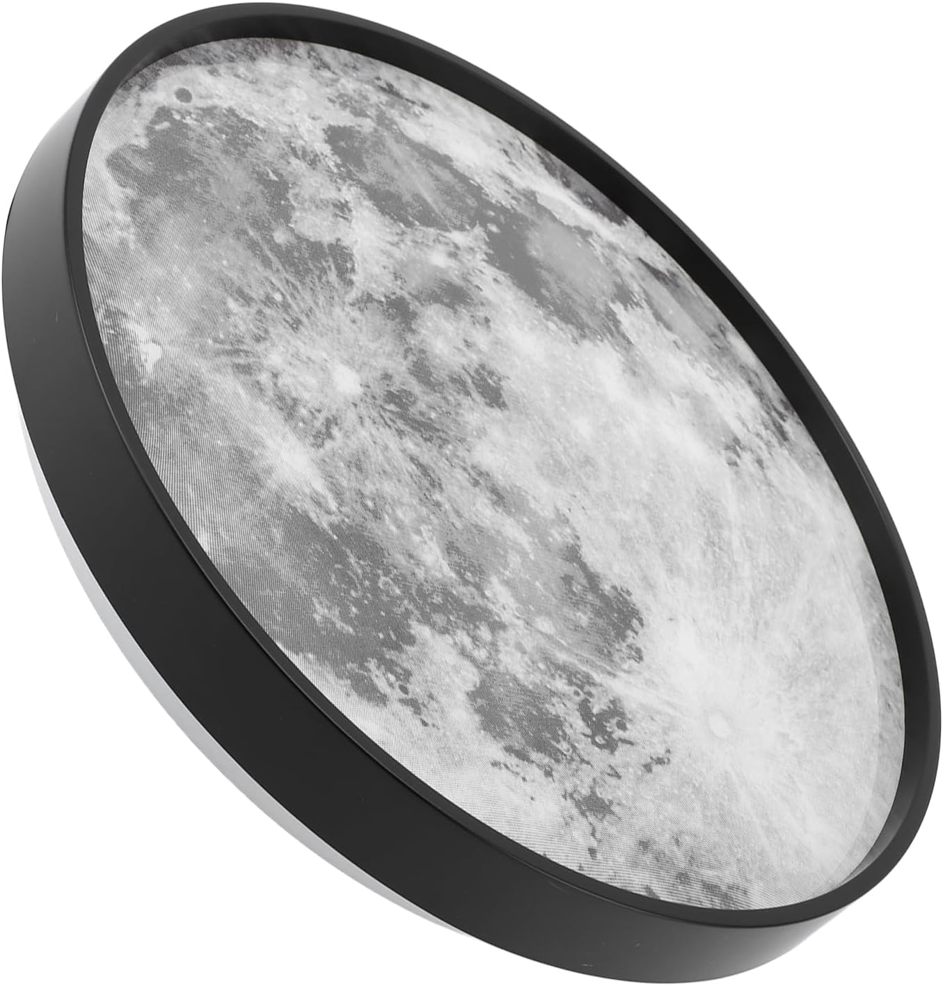 Plafoniera LED Mini MOON Neagra 40cm Echivalent 200W