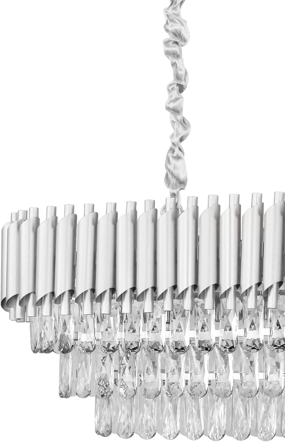 Candelabru Cristal Silver Panther 800x300mm