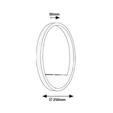 Aplica LED Silver NIMBO Echivalent 100W