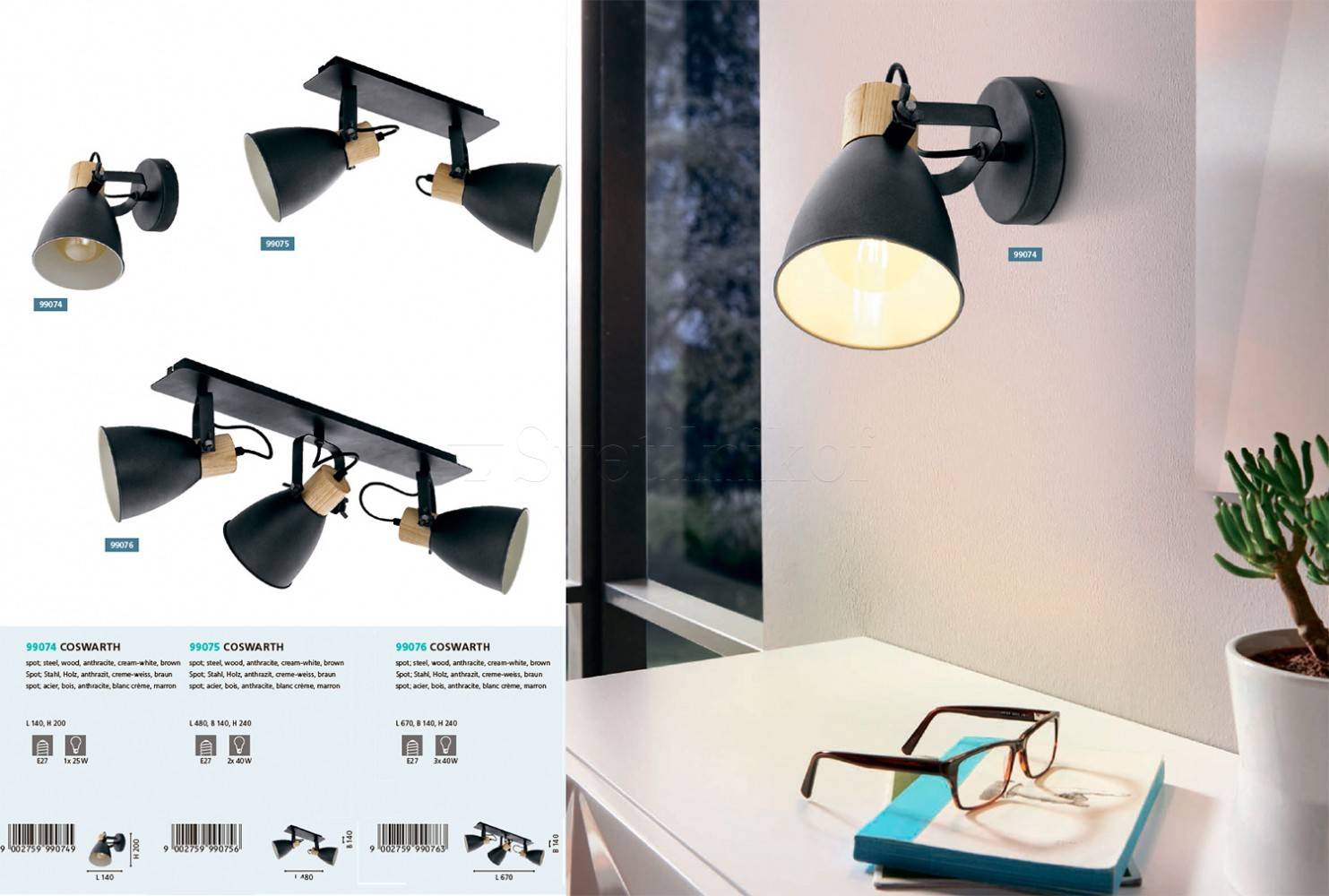 Aplica EGLO COSWARTH 99074