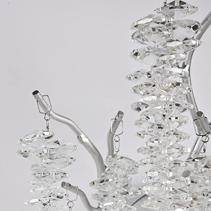 Aplica Cristal Silver Luxury Willow