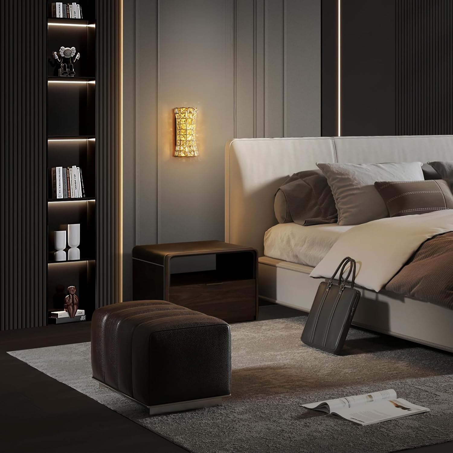 Aplica Cristal Golden Corset Deluxe 35cm