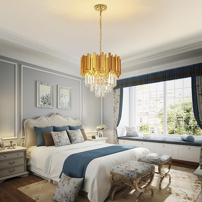 Candelabru Cristal GOLDEN MAXI 400mm