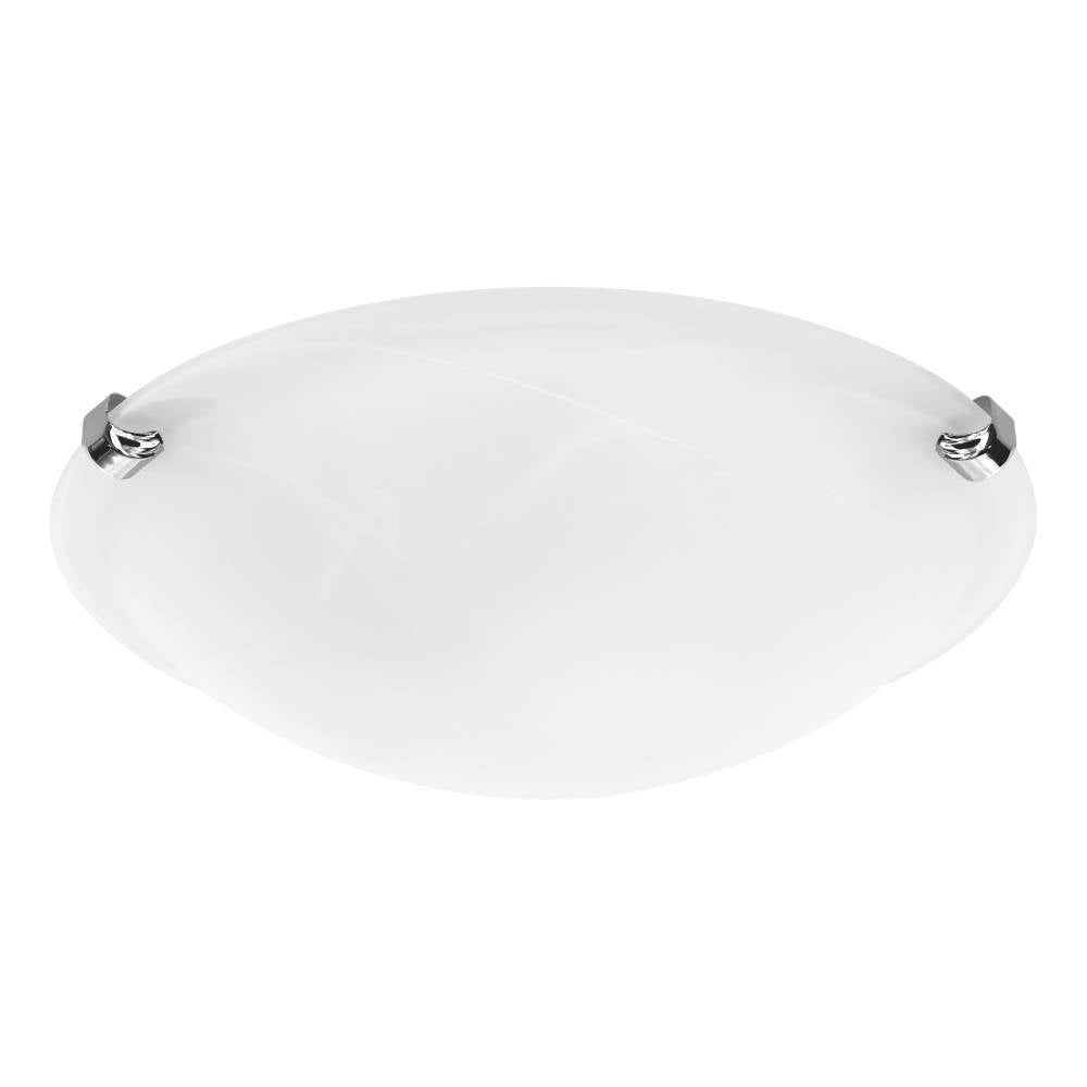 Plafoniera SALOME White & Silver Rotunda 30CM