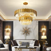 Candelabru Cristal GLORY GOLDEN LUXURY 800+500mm