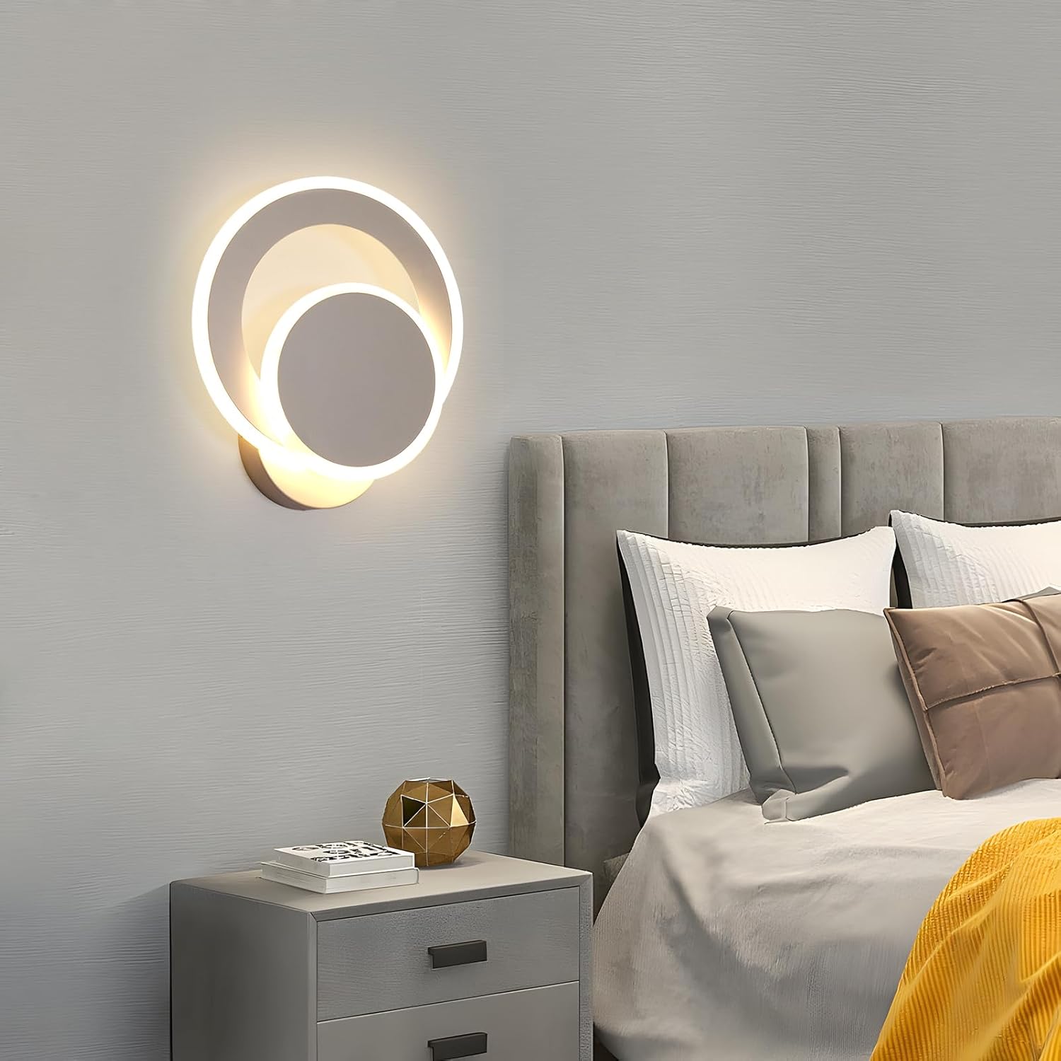 Aplica LED Round Reglabila Alba Echivalent 150W ALBA / CIRCLE DESIGN / APLICA PERETE Wall Light Fixtures
