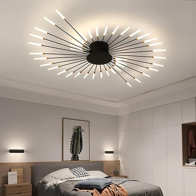 Lustra LED American Dream Black Echivalent 300W Telecomanda