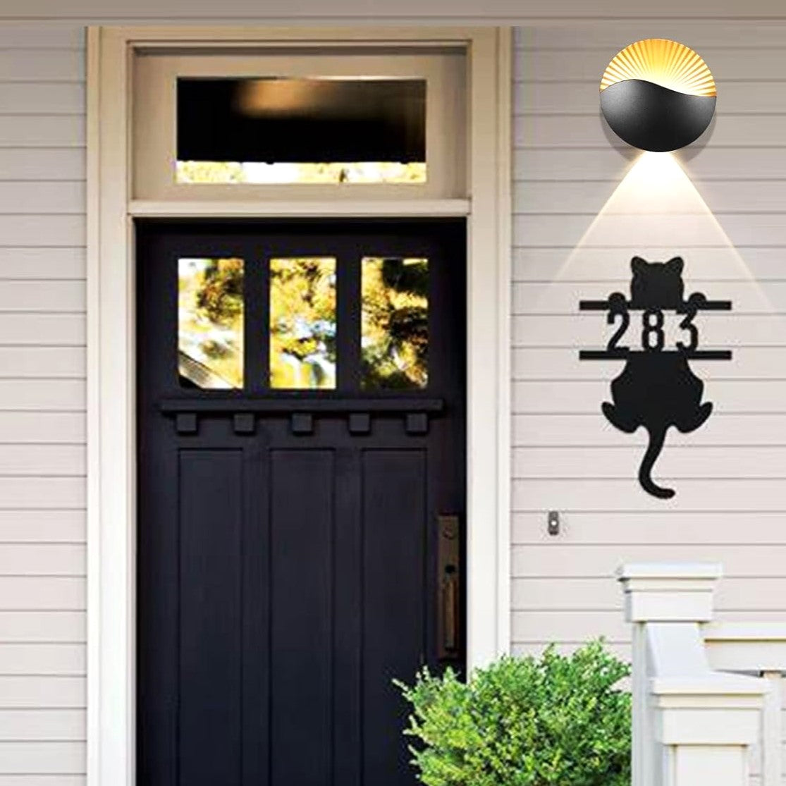 Aplica LED 12W CORAL BLACK Exterior