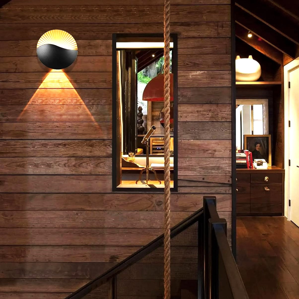 Aplica LED 12W CORAL BLACK Exterior