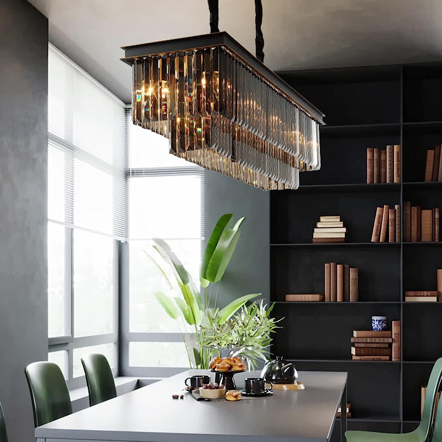 Candelabru Cristal Dark Luxury 100x25cm