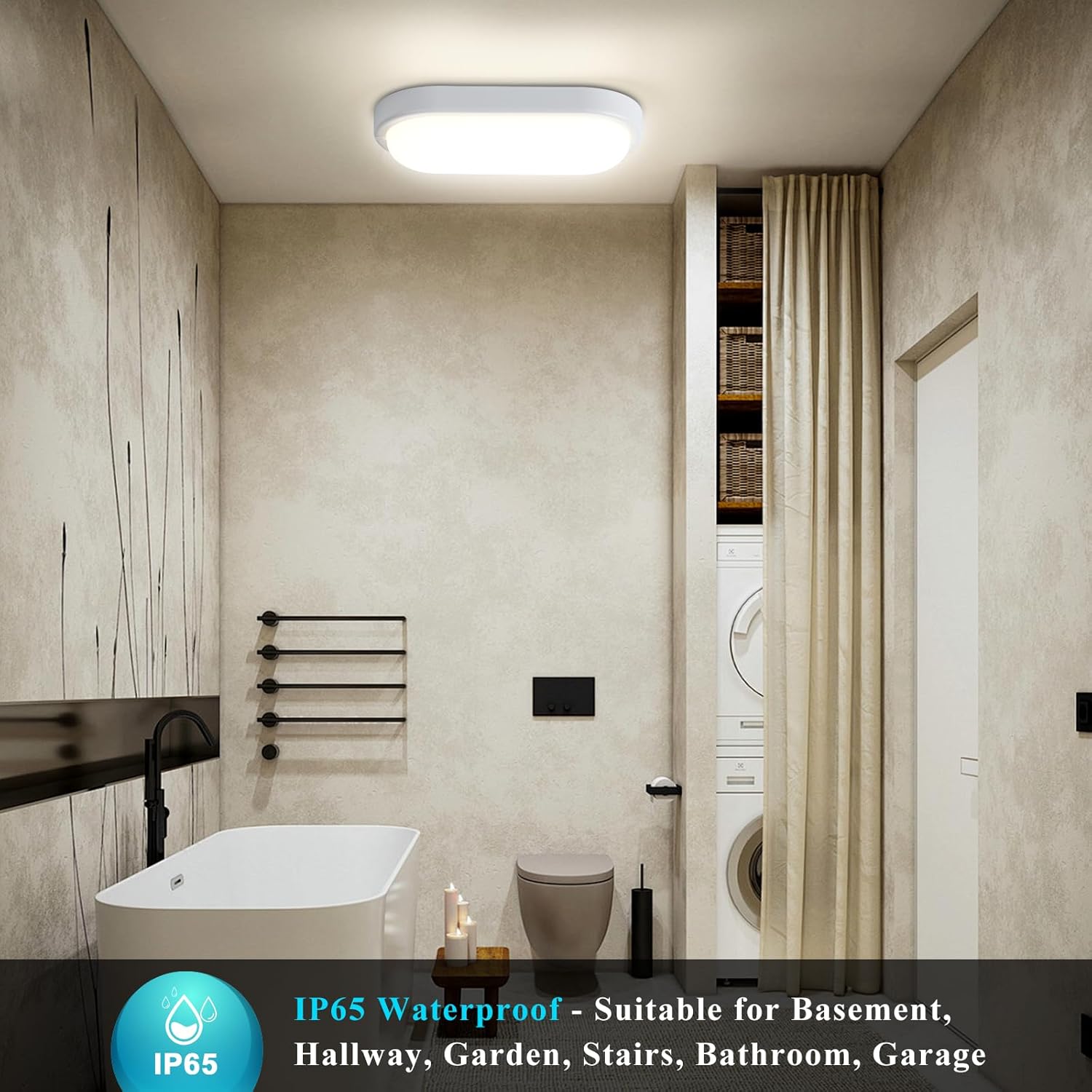 Aplica LED 20W Ovala BAT ZAVI Alba Exterior Echivalent 200W