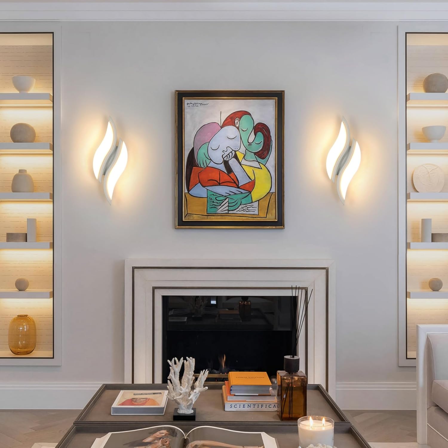 Aplica LED ASCO 8W Alba Echivalent 40W ALBA / MINIMALIST DESIGN / APLICA PERETE Wall Light Fixtures