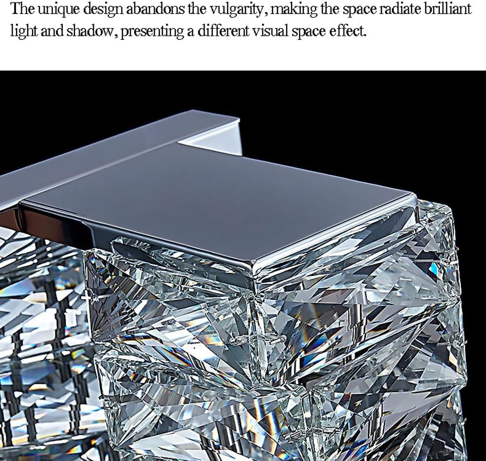 Aplica LED Cristal WAVE Chrome 48cm