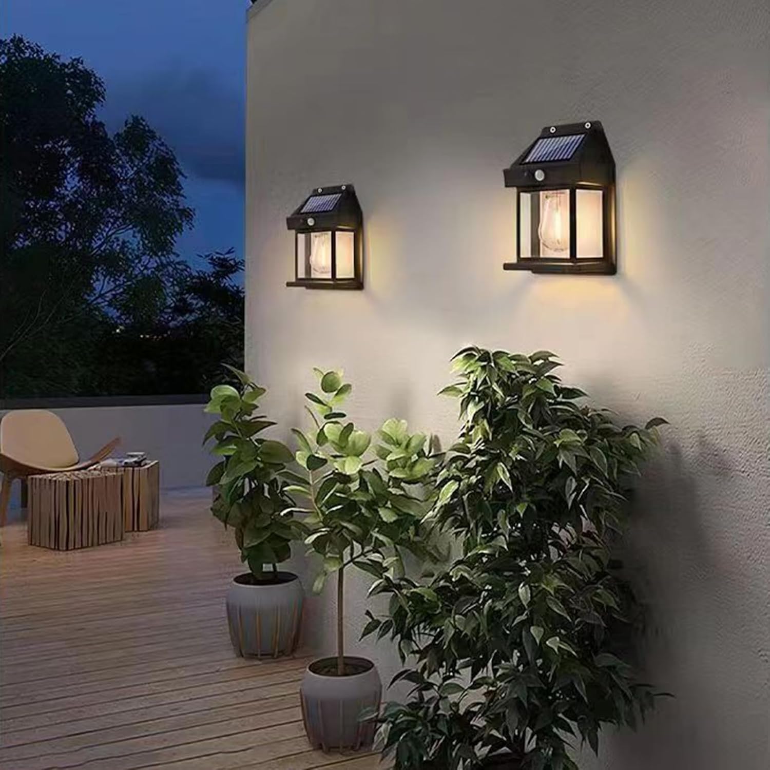 Felinar Led Exterior Solar Senzor 1W Wall Light Fixtures