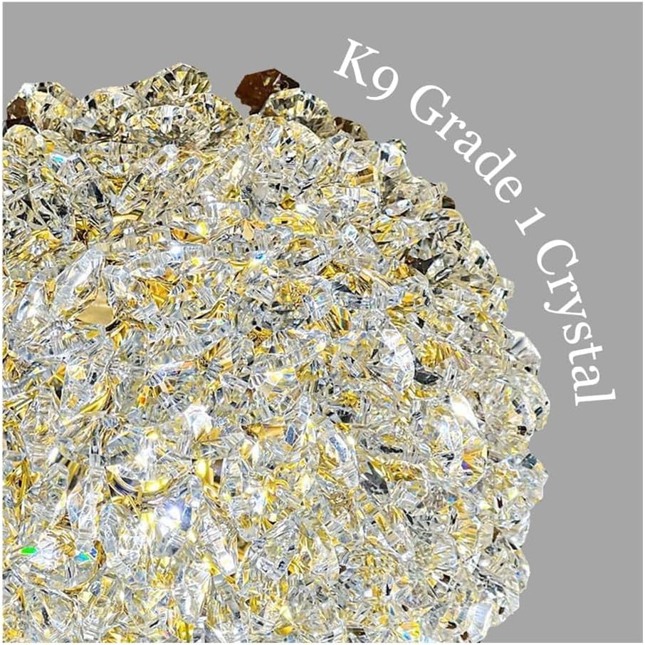 Lustra LED Suspendata Golden Sponge Echivalent 400W Telecomanda