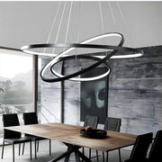 Lustra LED RGB-CCT AARON Black WIZ SMART Echivalent 1000W Telecomanda