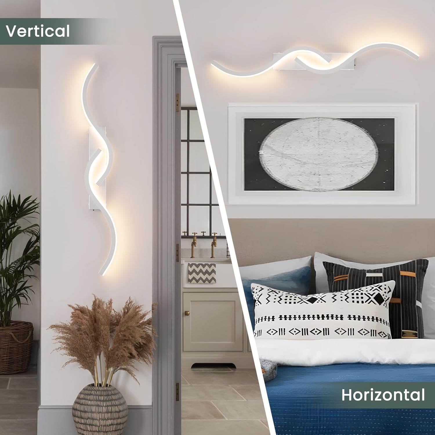 Aplica LED Eternity White 20W 80cm