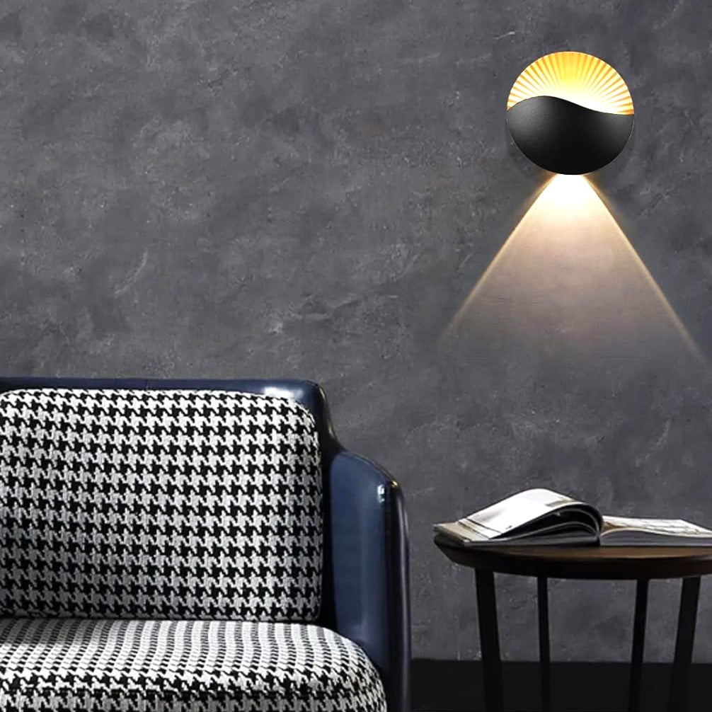 Aplica LED 12W CORAL BLACK Exterior