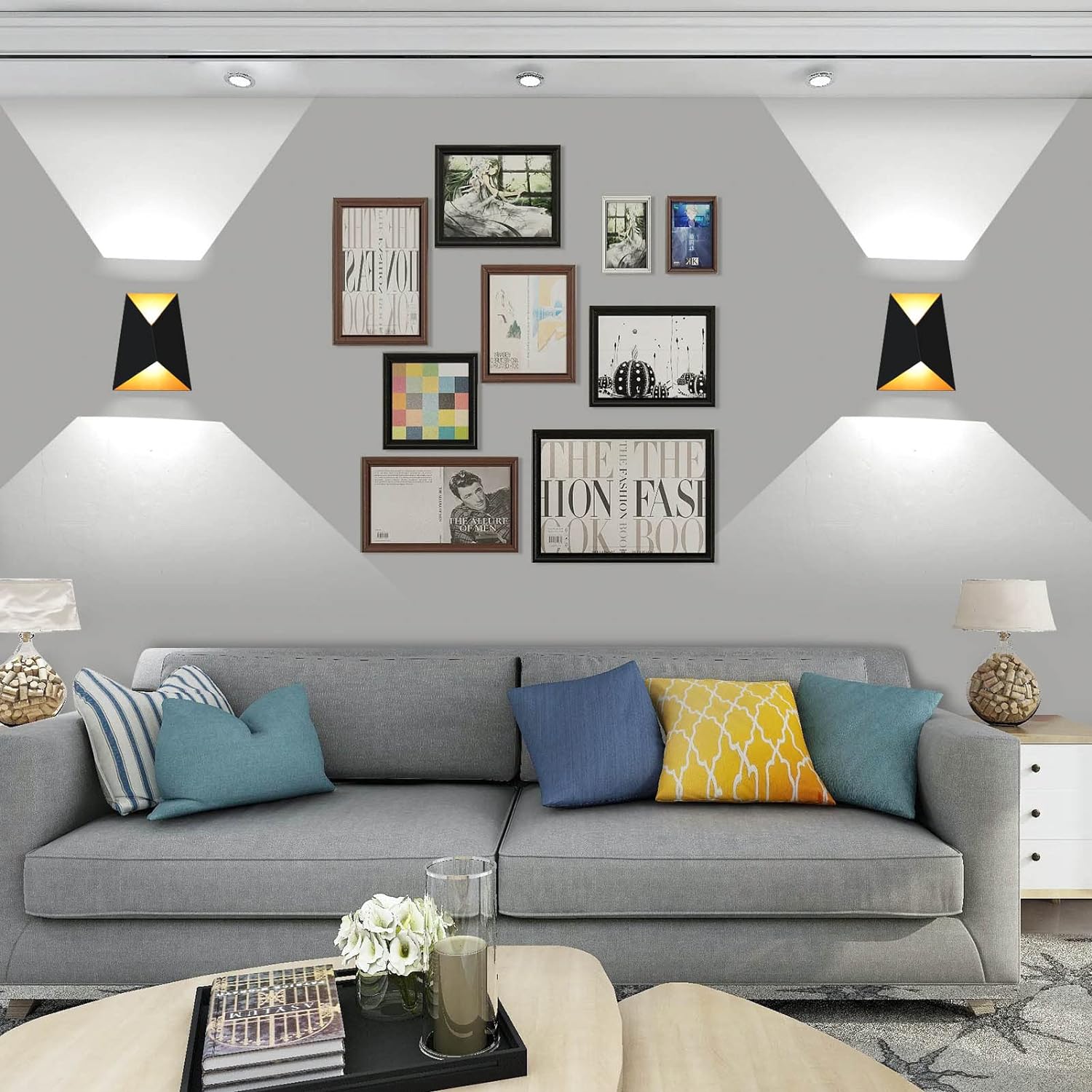 Aplica LED 10W Exterior PRISMA Neagra FY-666A/BK+GD