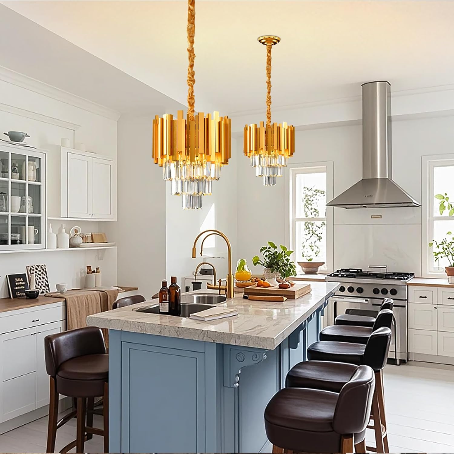 Candelabru Cristal GOLDEN MAXI 300mm