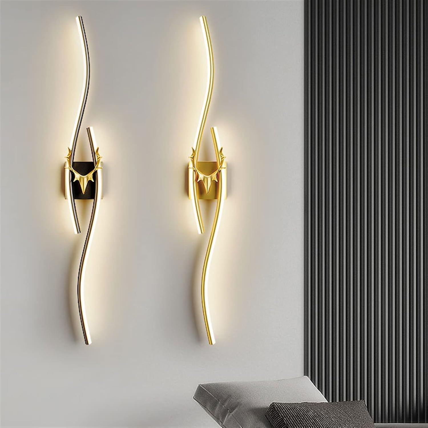 Aplica LED ZYBO Black 60CM