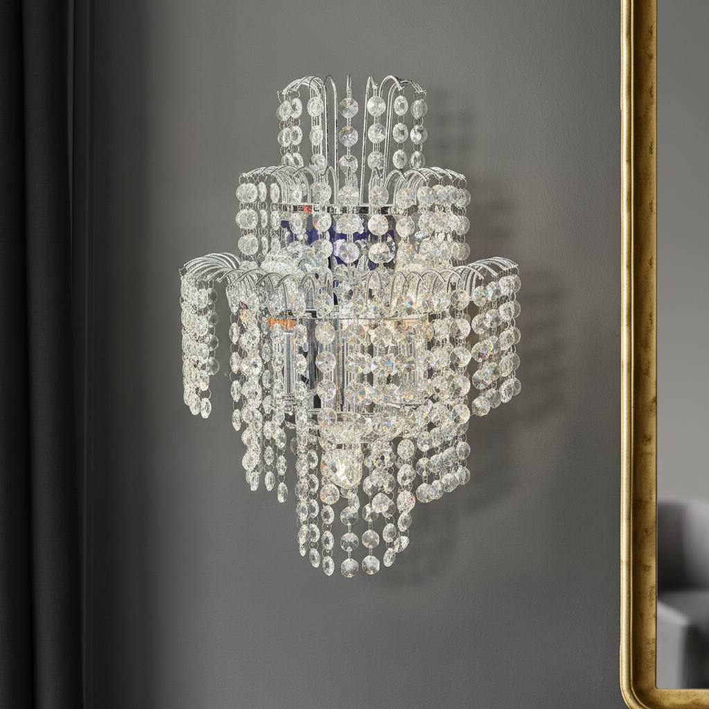 Aplica Perete 3xE14 Cristal KRYNA Chrome