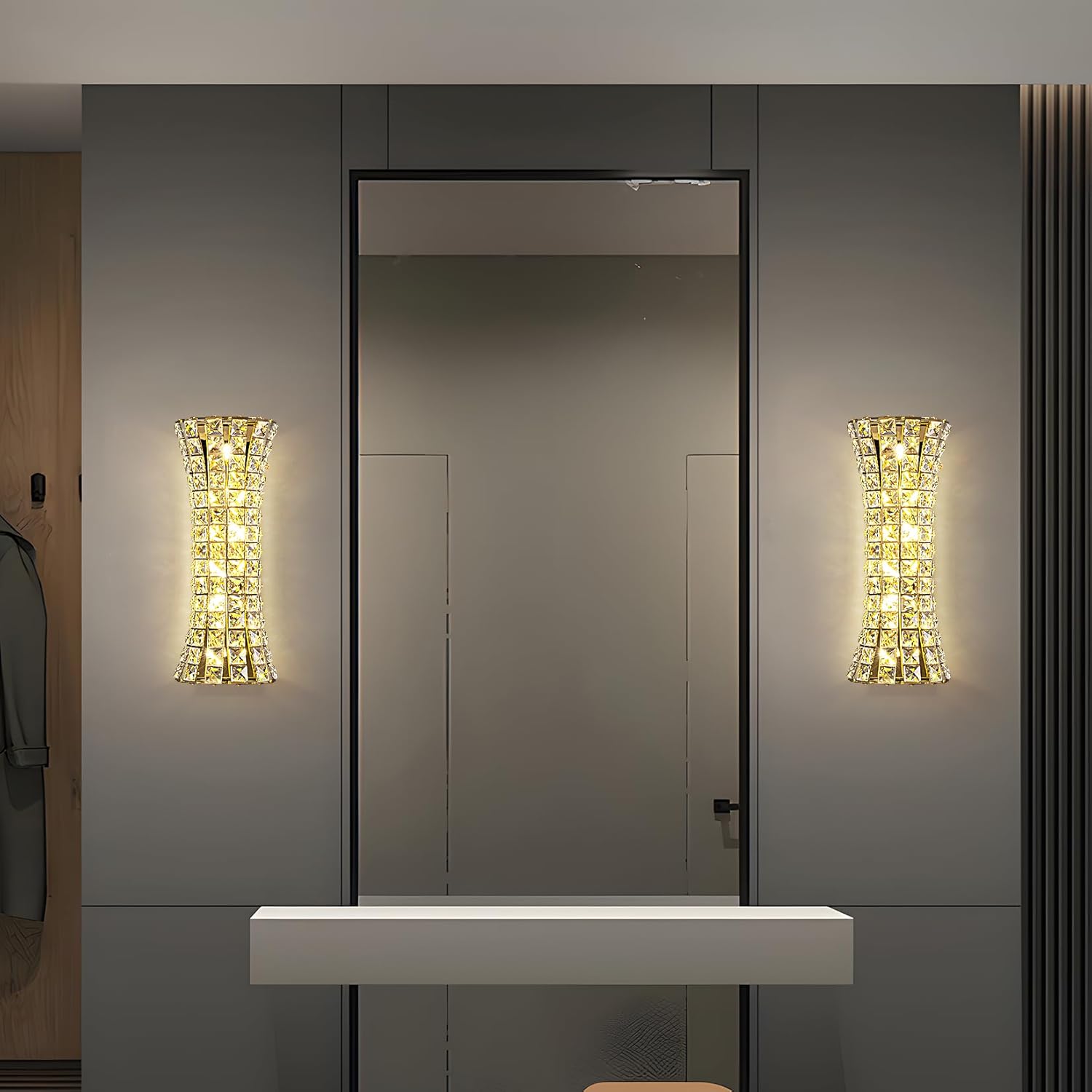 Aplica Cristal Golden Corset Deluxe 50cm