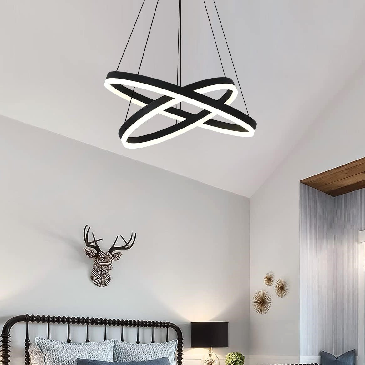 Lustra LED WONDERLAND Black 2 Segmente Echivalent 400W