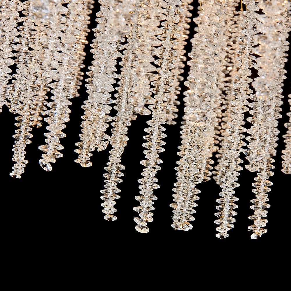 Candelabru Cristal LUXURY Golden Willow 180X45 CM