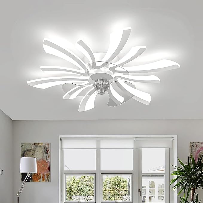 Lustra LED Clio cu Ventilator Echivalent 300W Telecomanda