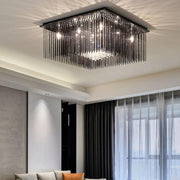 Candelabru Aplicat Cristal Luxury Black Beauty Square