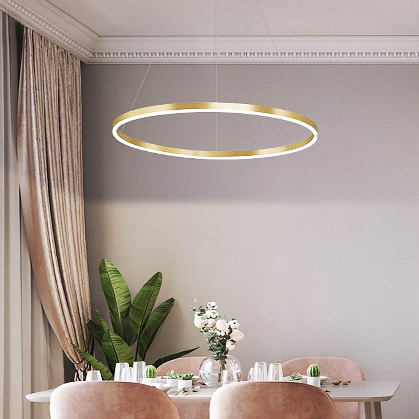 Lustra LED WONDERLAND Gold 1 Segment Echivalent 300W