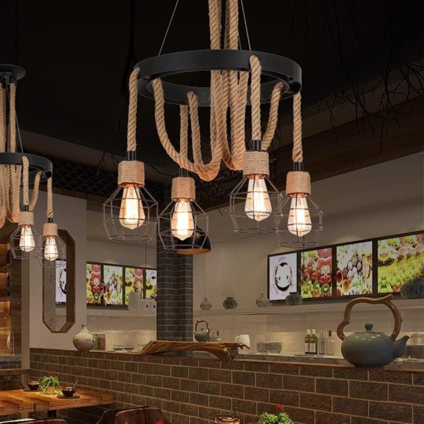 Lustra Retro Design Circle 4xE27