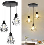 Lustra ELLI Vintage Black Suport Rotund