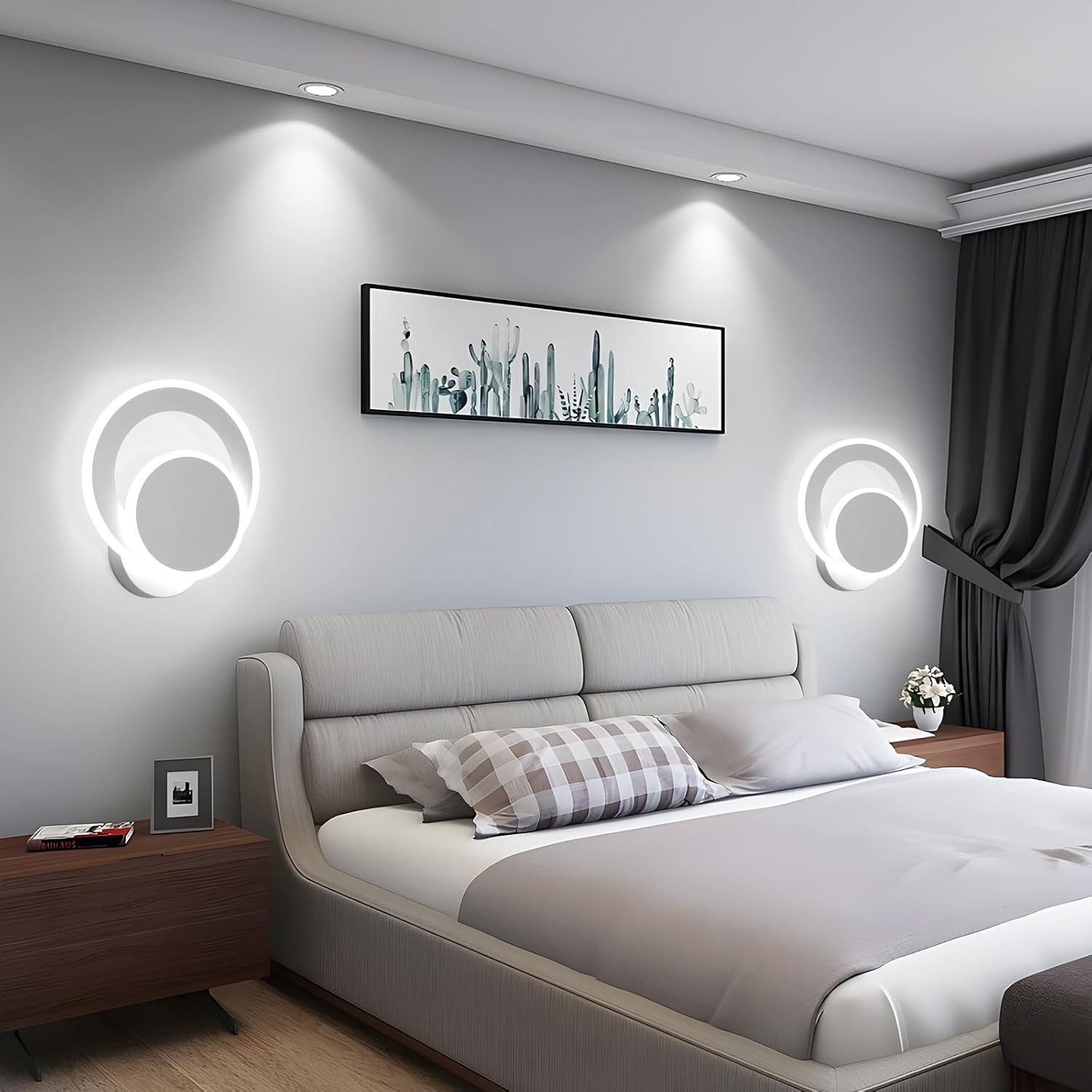 Aplica LED Round Reglabila Alba Echivalent 150W ALBA / CIRCLE DESIGN / APLICA PERETE Wall Light Fixtures