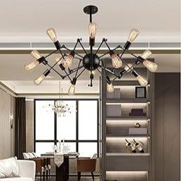 Lustra Vintage Black Widow 16xE27