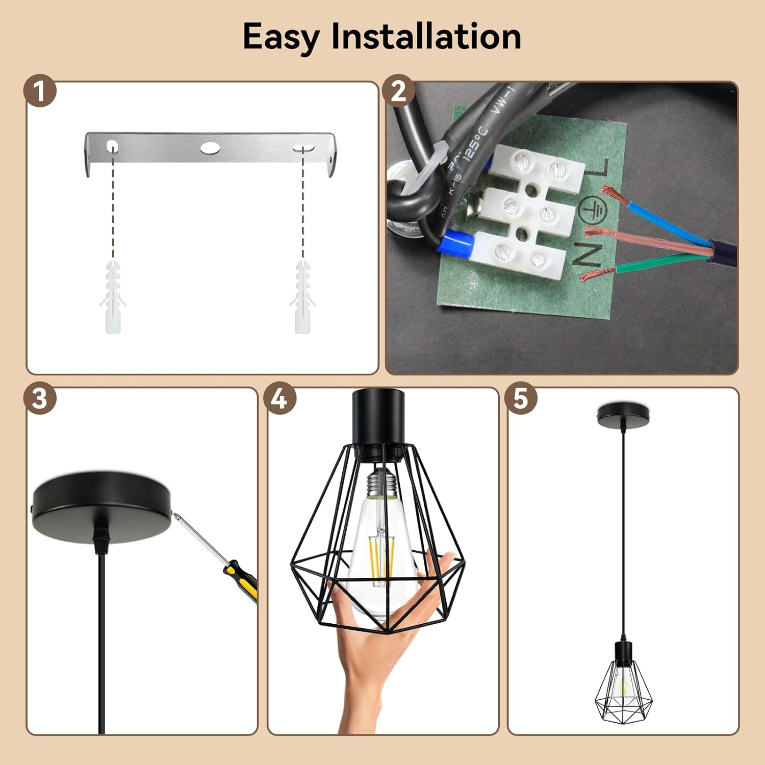 Pendul Vintage E27 INFESTO