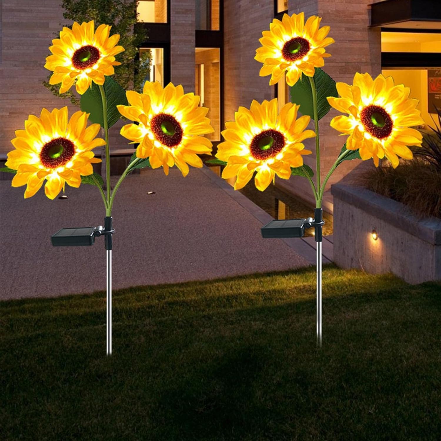 Lampa LED Gradina cu Incarcare Solara SUNFLOWER