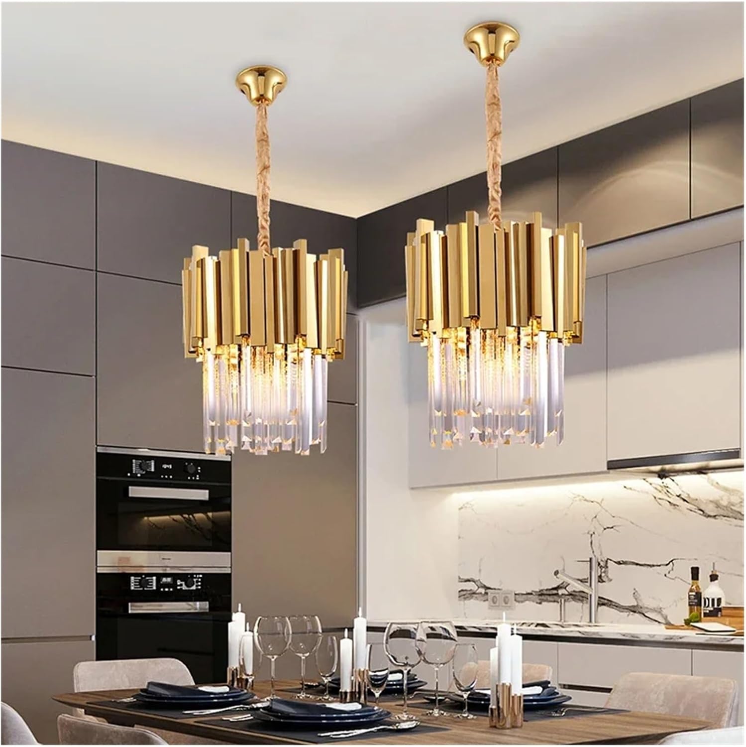 Candelabru Cristal GLORY GOLD 300mm