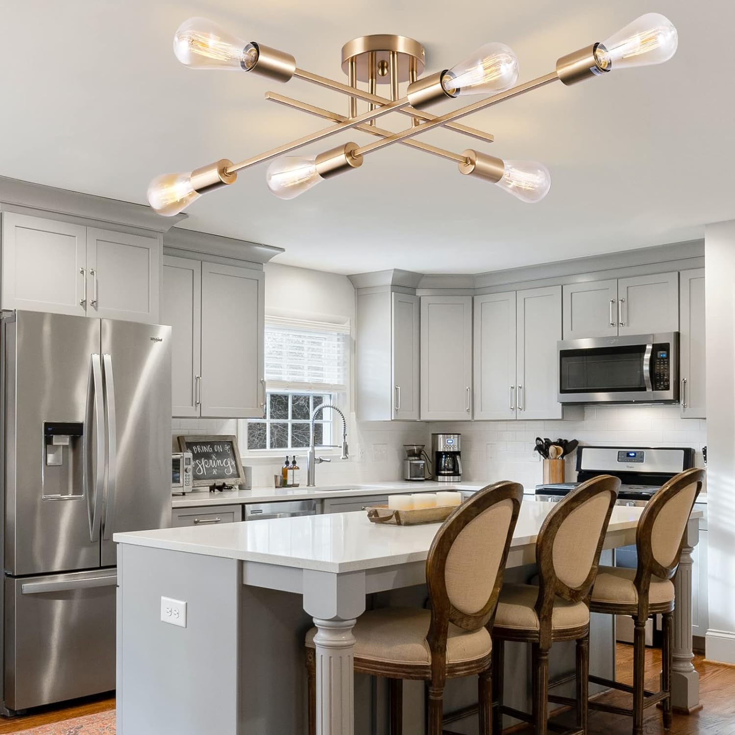 Lustra Vintage 6xE27 GOLD 3215/6GD