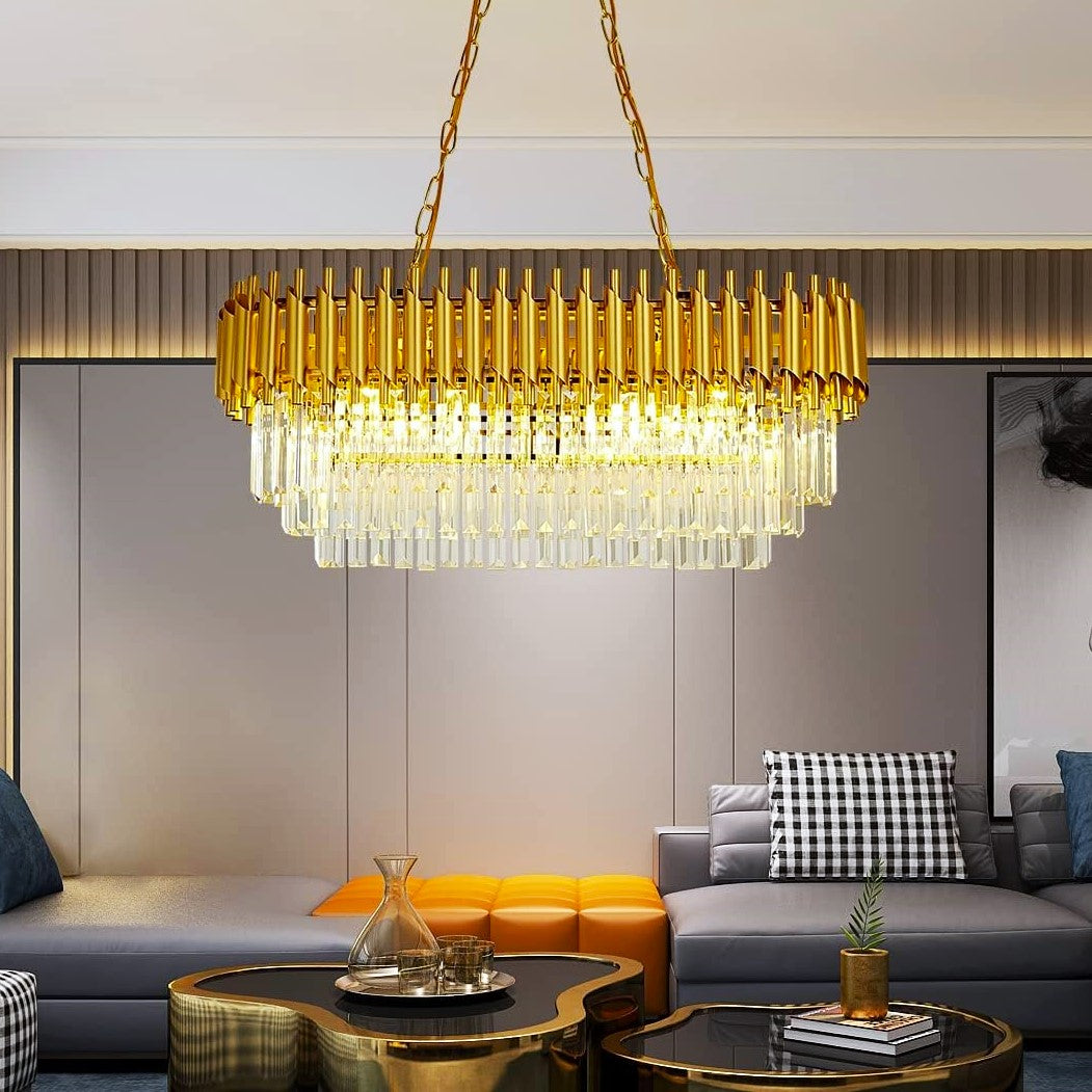 Candelabru Cristal Golden Panther 800x300mm