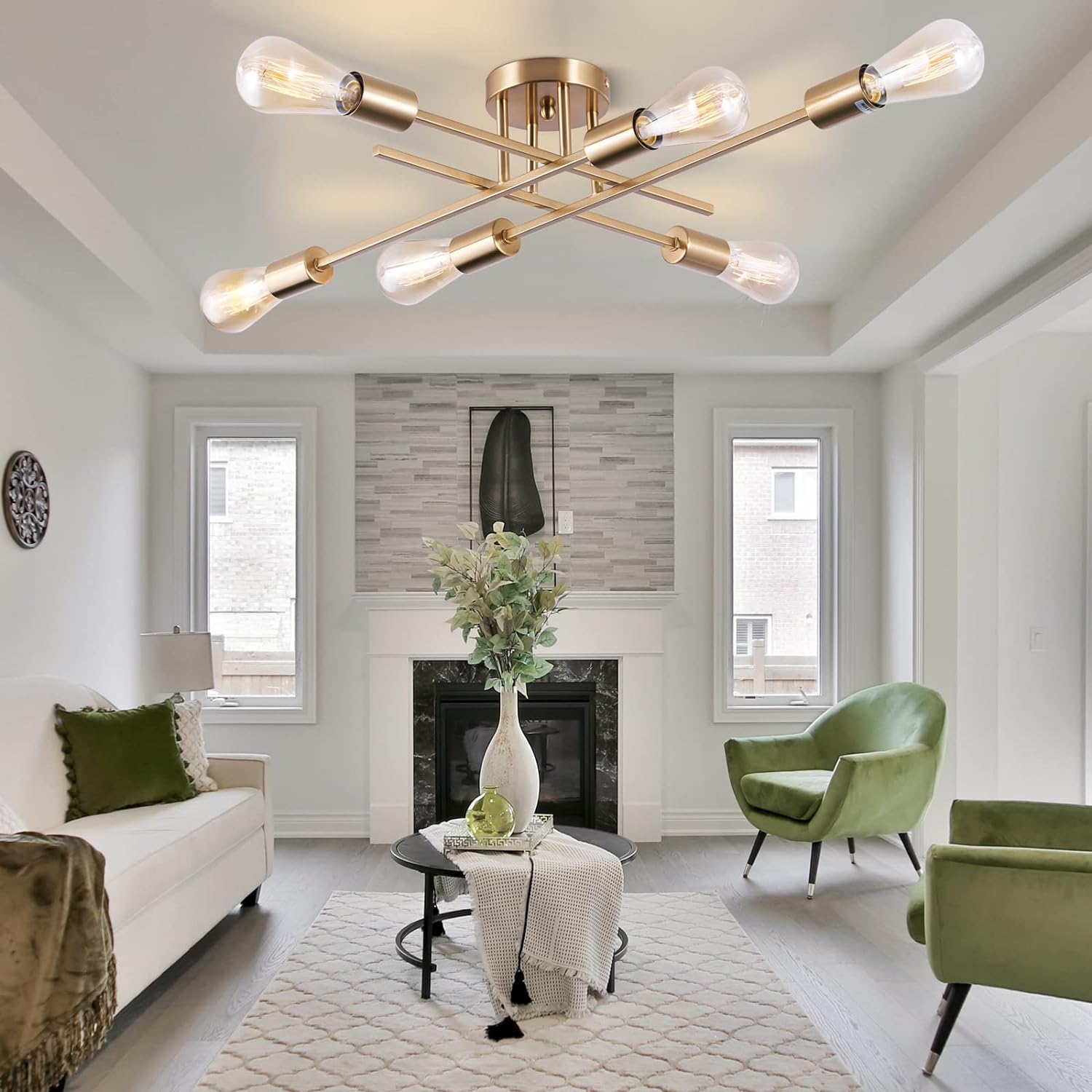 Lustra Vintage 6xE27 GOLD 3215/6GD