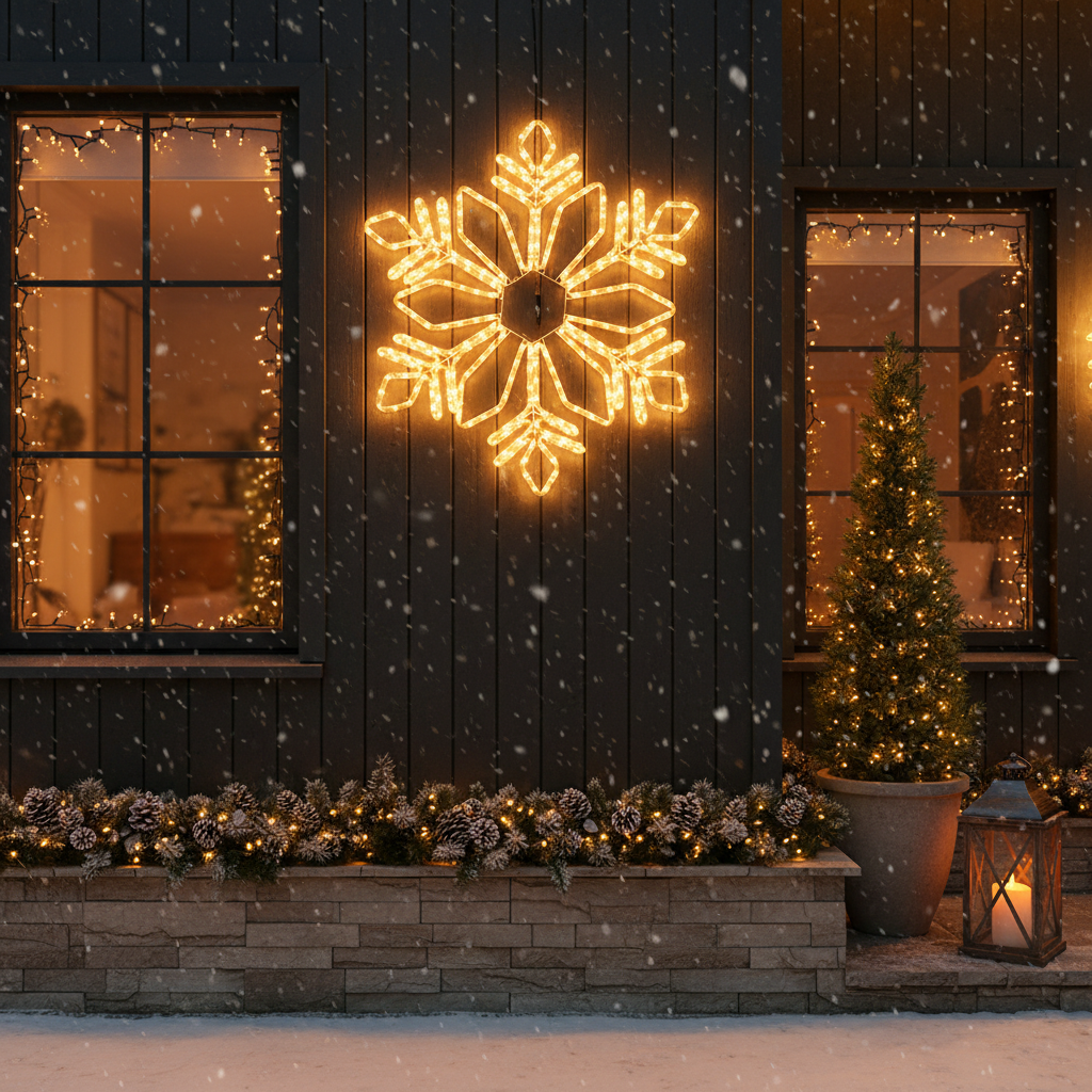 Fulg de Nea Decorativ LED Starfell 78cm IP44