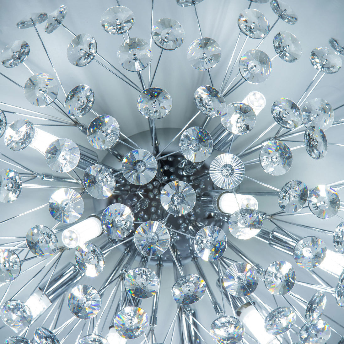 Lustra Aplicata Crystal Dandelion Silver