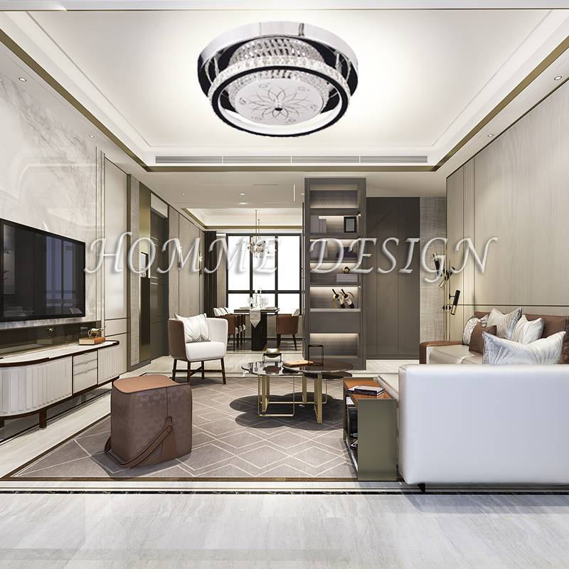 Lustra LED 60W ROYAL RIGS Silver Echivalent 300W