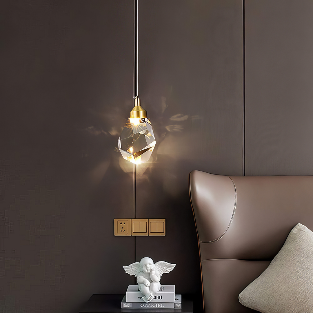 Pendul LED Luxury Crystal Flowing Diamonds